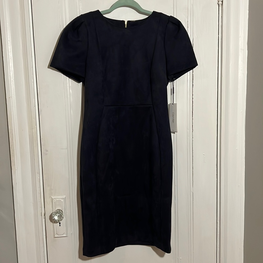 Calvin Klein Navy Blue Dress NWT
